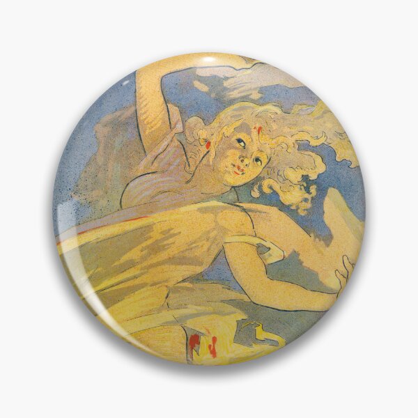 Item preview, The Fire Dance FOLIES BERGERE La Danse Du Feu 1897 by Jules Cheret Vintage Theater Poster designed and sold by retroposters.
