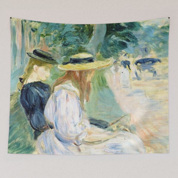 Item preview, Two girls on a beach in the park by Berthe Morisot designed and sold by RickE.