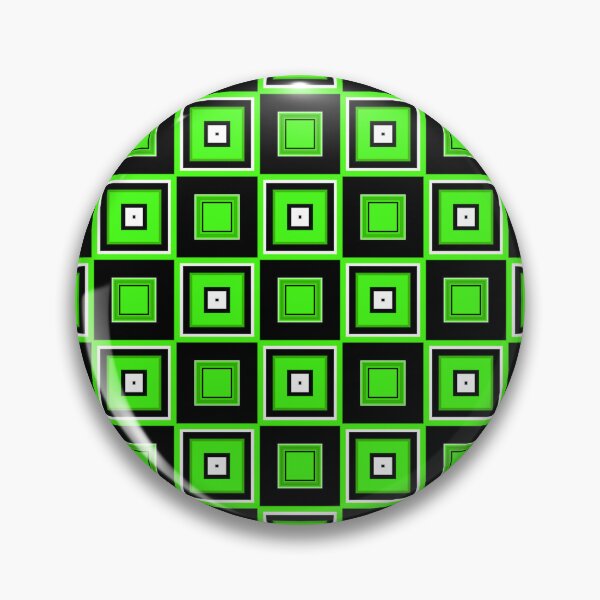 Item preview, Retro Inspired Neon Green Squares designed and sold by TotallyRetroArt.