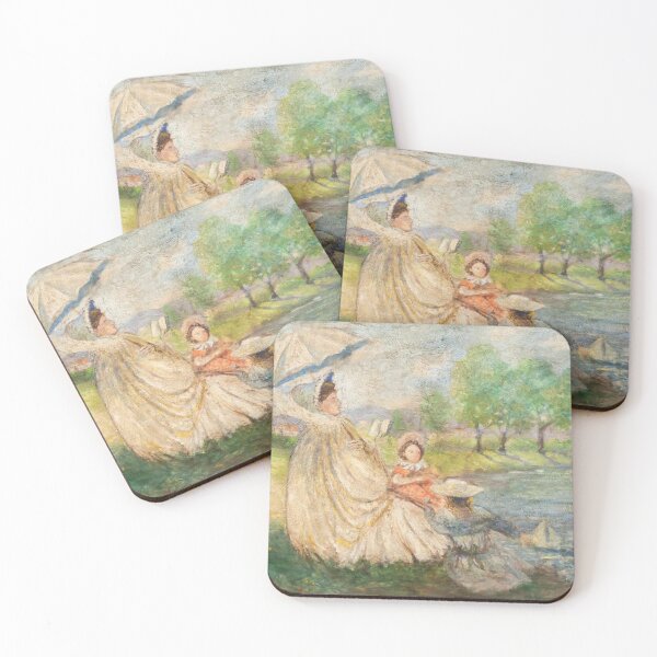 Item preview, Mother and daughters on the shore by Berthe Morisot designed and sold by RickE.