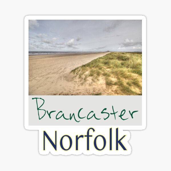 Brancaster on the north Norfolk coast Sticker