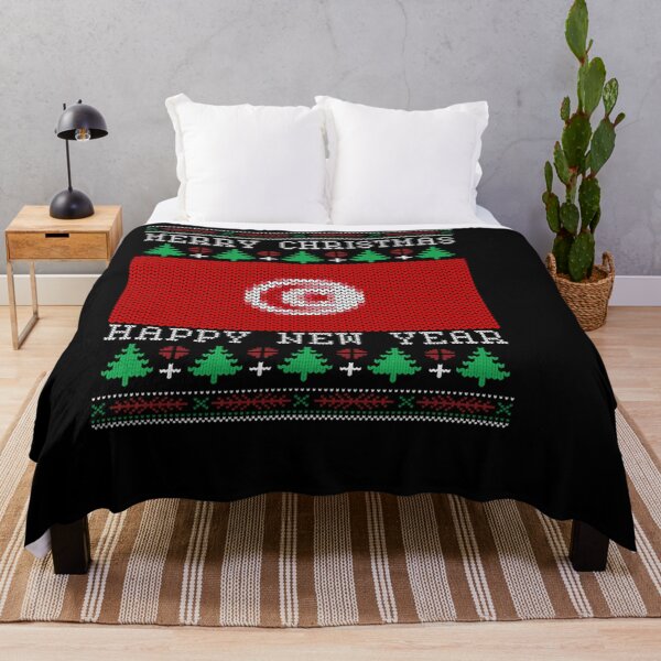 Item preview, TUNISIA FLAG UGLY CHRISTMAS designed and sold by sobriowslen.