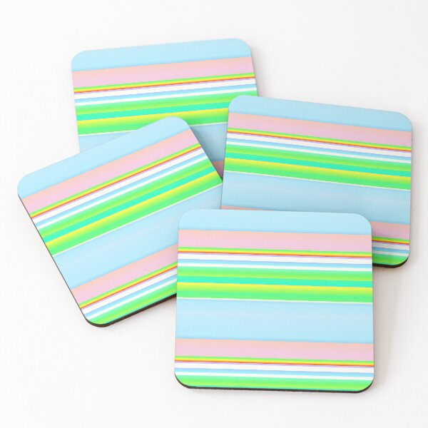 Item preview, Multicolor striped | Soft multicolor stripes designed and sold by lausn.