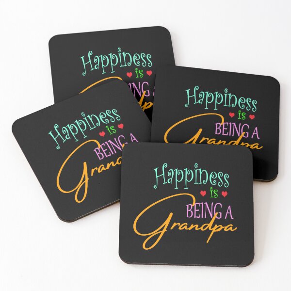Item preview, Happiness is being a Grandpa (black) designed and sold by Nikmay Design.