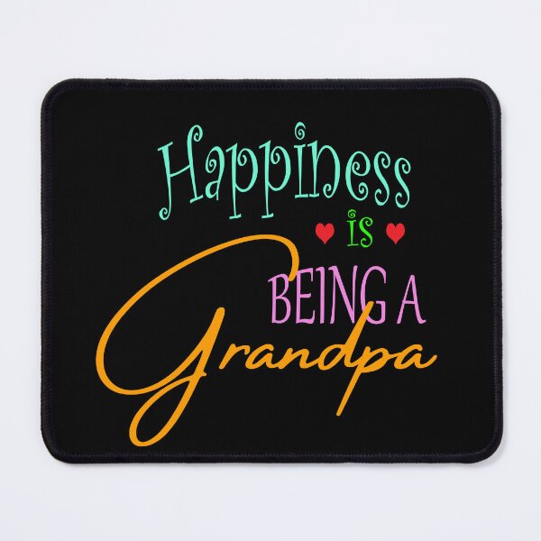 Item preview, Happiness is being a Grandpa (black) designed and sold by Nikmay Design.