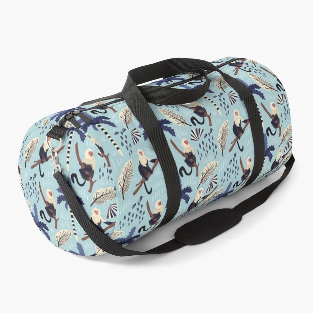 "Tropical forest with monkey" Duffle Bag for Sale by jannta Redbubble