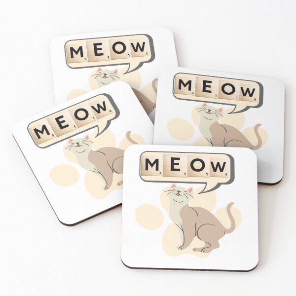 Item preview, Scrabble Cat designed and sold by Petsy Hub.