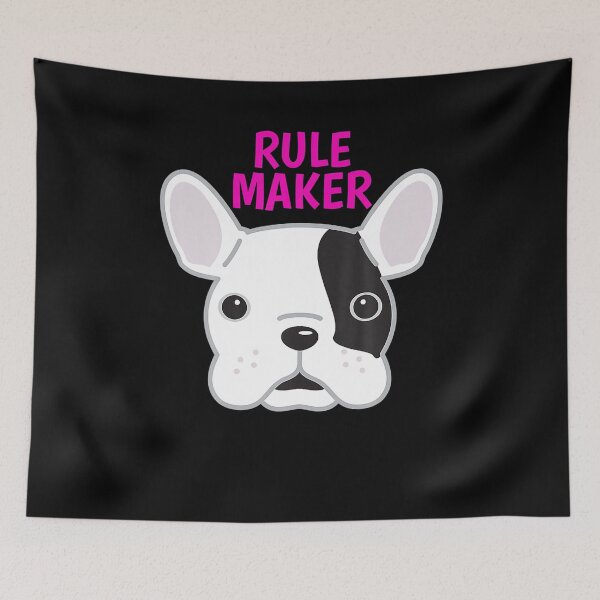 Item preview,  Funny Rule Maker Frenchie Mom Dad Dog Lover T Shirt designed and sold by TraccSmith.