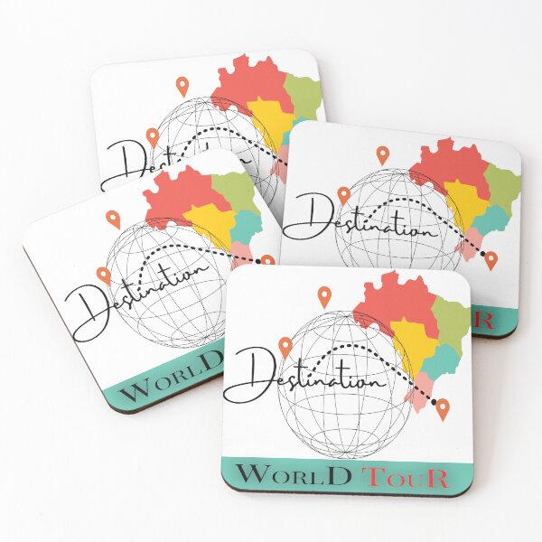 Item preview, Map of the world Coloured, World Tour  designed and sold by MariyMart.
