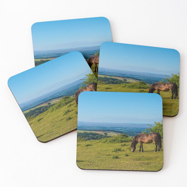 Item preview, Exmoor Pony Grazing View to Hinkley Point Uk countryside designed and sold by acceleratorhams.