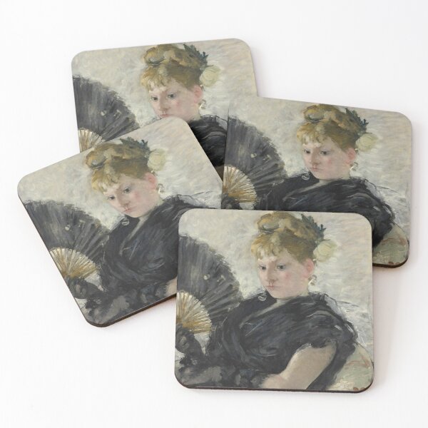 Item preview, Woman with a Black Fan by Berthe Morisot designed and sold by RickE.