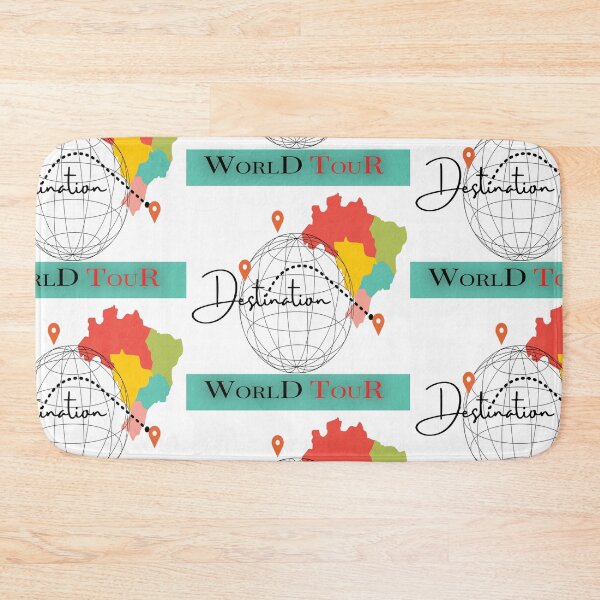 Item preview, Map of the world Coloured, World Tour  designed and sold by MariyMart.