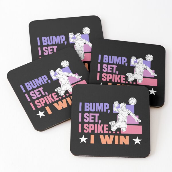 Item preview, I Bump I Set I Spike…i Win Gifts Sticker designed and sold by gloria1os.