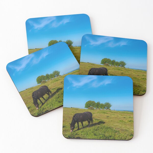 Item preview, Wild Pony Rural Country Scene Quantock Hills Somerset England UK designed and sold by acceleratorhams.