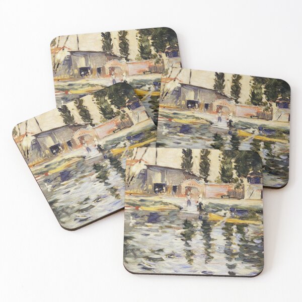 Item preview, The Seine at Bougival by Berthe Morisot designed and sold by RickE.