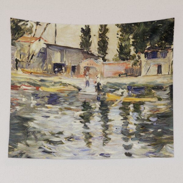 Item preview, The Seine at Bougival by Berthe Morisot designed and sold by RickE.