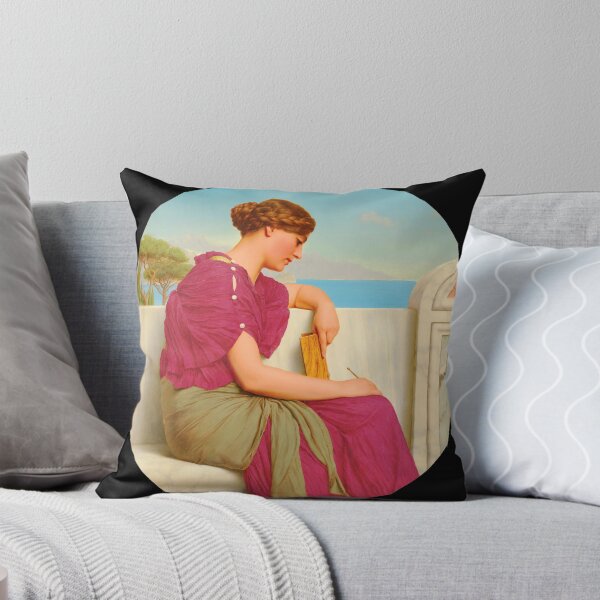 Item preview, The Answer, 1917  "Girl with a beautiful pink dress" John William Godward designed and sold by TeeARTHY.