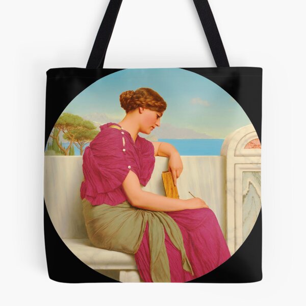Item preview, The Answer, 1917  "Girl with a beautiful pink dress" John William Godward designed and sold by TeeARTHY.