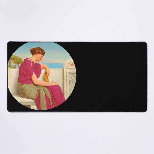 Item preview, The Answer, 1917  "Girl with a beautiful pink dress" John William Godward designed and sold by TeeARTHY.