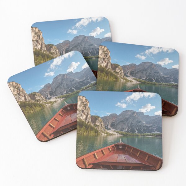 Item preview, Wooden boat floating on famous Lago di Braies designed and sold by Chris-Thodd.
