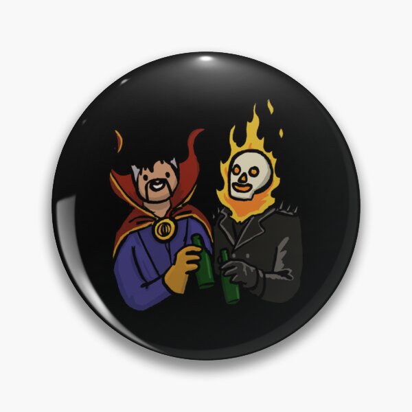 Item preview, Doctor Strange _Amp_ Ghost Rider Chilling Out Classic T-Shirt designed and sold by saurelmosert.