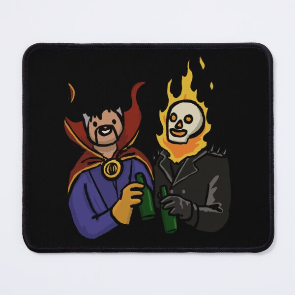 Item preview, Doctor Strange _Amp_ Ghost Rider Chilling Out Classic T-Shirt designed and sold by saurelmosert.