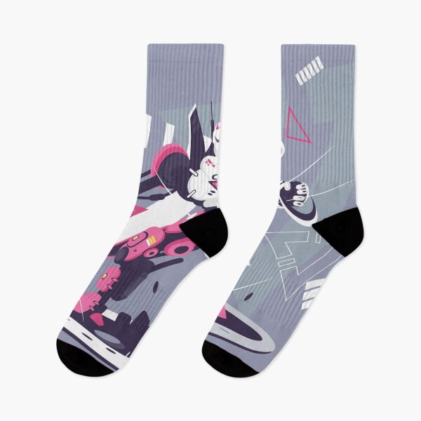 Item preview, Flat Pink and White Battle Robot with geometric shapes concept designed and sold by I'm  Redz.
