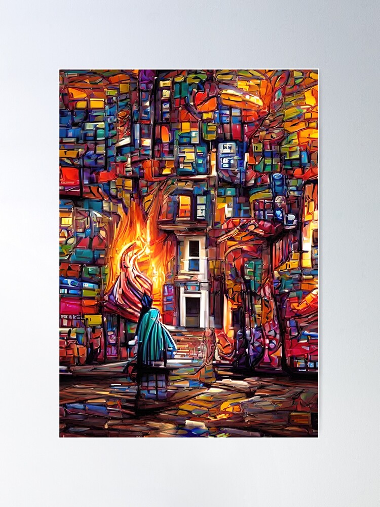 Alternate view of Wisdom Cries Aloud. Proverbs 1:20. Poster