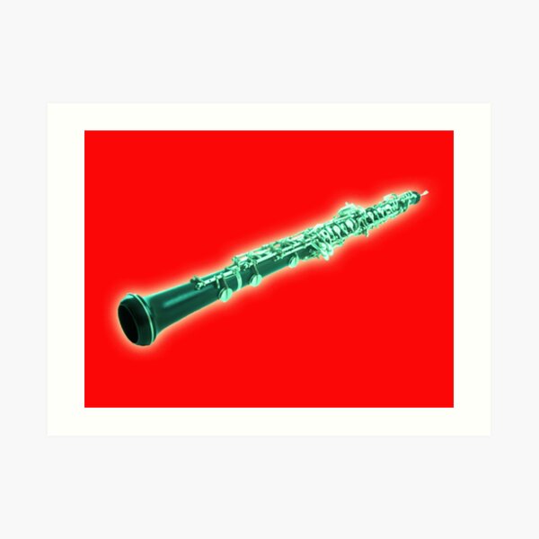 Oboe Glow Art Print