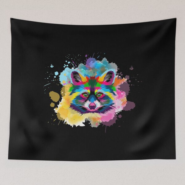 Item preview, Watercolor Raccoon Shirt Cute Artistic Artsy Raccoon designed and sold by adorableacademy.