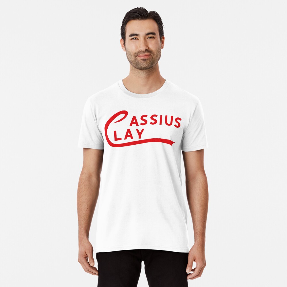 cassius clay white t shirt