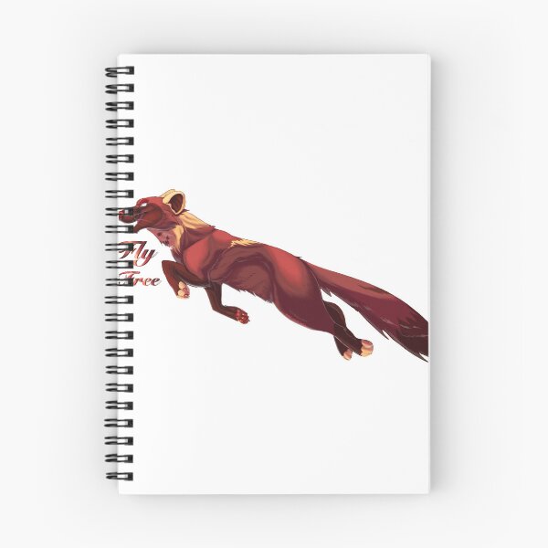 Item preview, Fly Free Pine Marten designed and sold by HarpWyrmDraws.