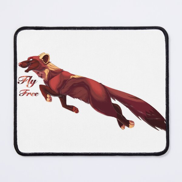 Item preview, Fly Free Pine Marten designed and sold by HarpWyrmDraws.