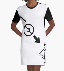 Portal Pokemon Mashup Graphic T-Shirt Dress