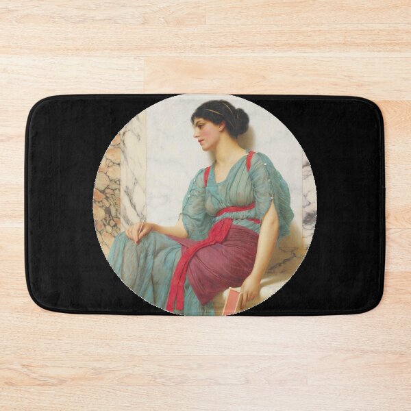 Item preview, The Love Letter (1907) (1915)  "Girl with a beautiful transparent Summer Green Dress" John William Godward designed and sold by TeeARTHY.