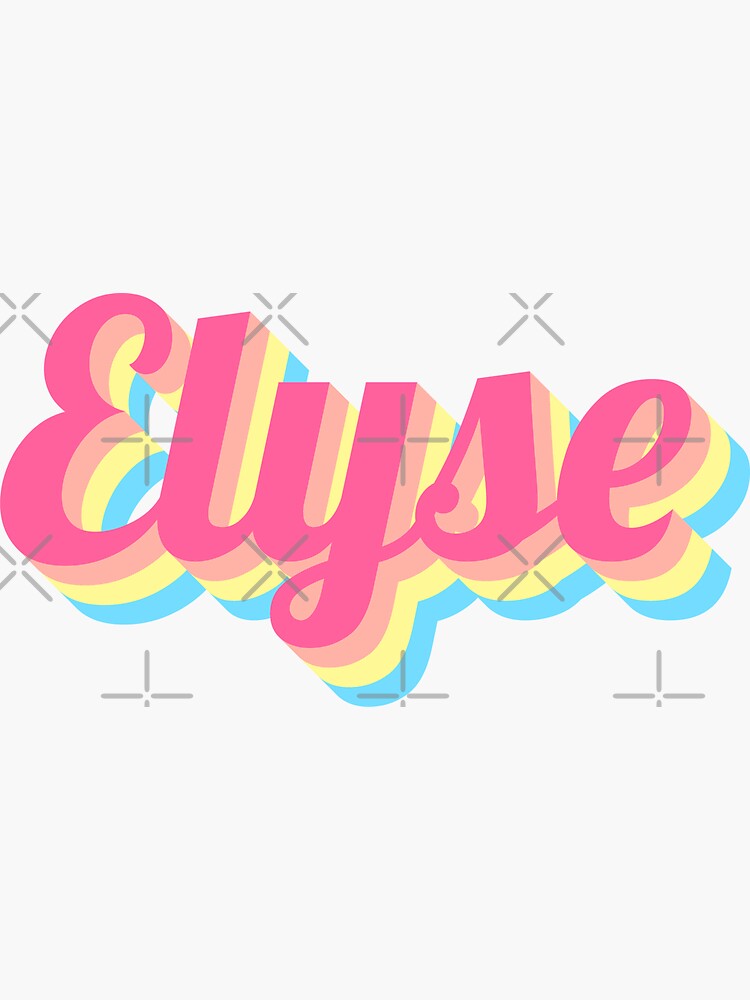 elyse-sweet-baby-name-sticker-for-sale-by-artomino-redbubble