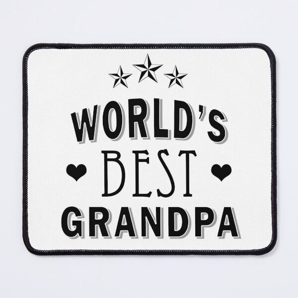 Item preview, World's best grandpa (white) designed and sold by Nikmay Design.