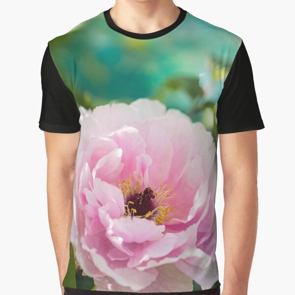 Peony in the Garden Graphic T-Shirt