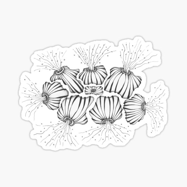 Item preview, abstract volcano designed and sold by iamyogotoart.