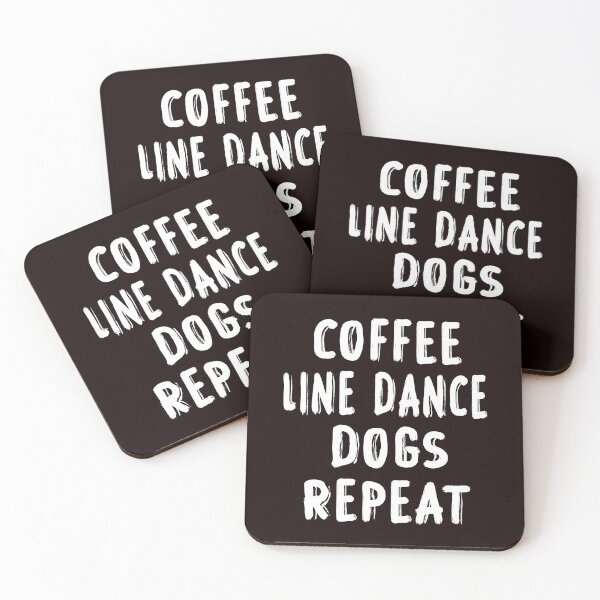 Item preview, Coffee Line Dance Dogs Repeat, Funny Line Dance, Line Dancing, Line Dancer Gift designed and sold by Aerial Addicts.