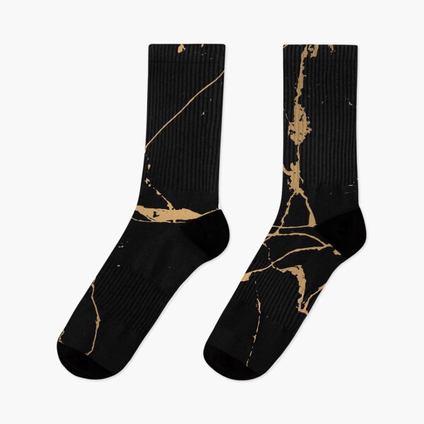 Item preview, Gold marble on black designed and sold by MarBea.