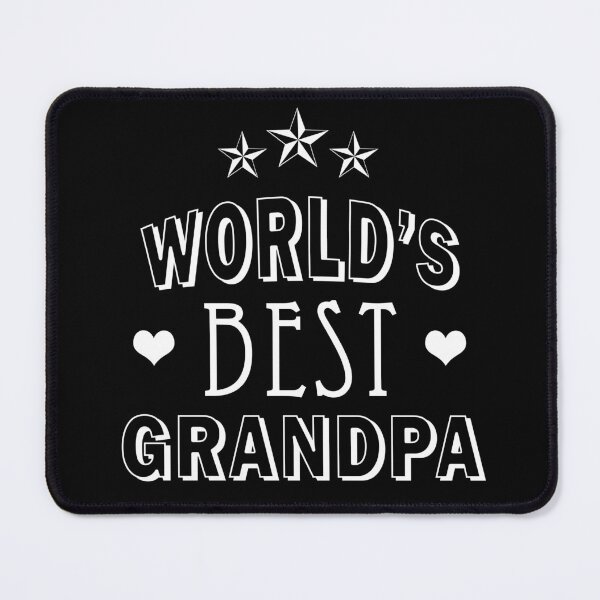 Item preview, World's best grandpa (black) designed and sold by Nikmay Design.