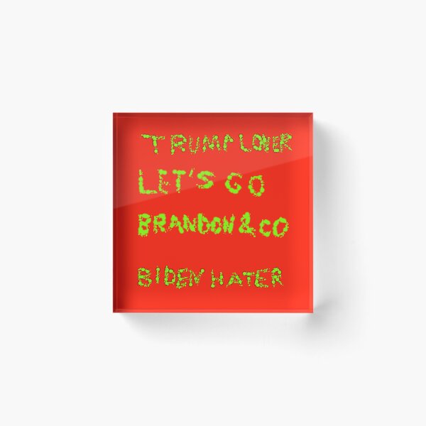 Item preview, Trump Lover Biden Hater Word Sticker Pack+ 4 D5 Production designed and sold by SelfUpgrade.