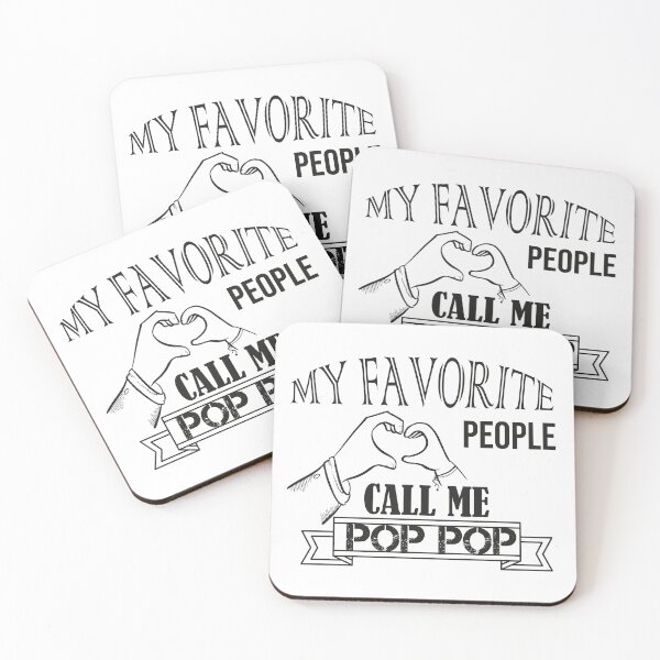 Aperçu de l'œuvre Mes personnes préférées m'appellent Pop Pop Funny Grandpa créée et vendue par OSTONSHOP.