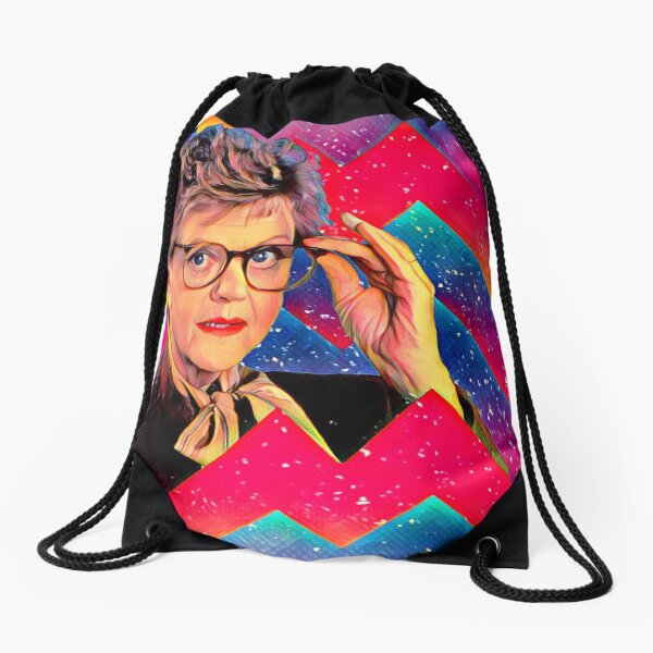 Yas to the Queen Jessica Fletcher Drawstring Bag