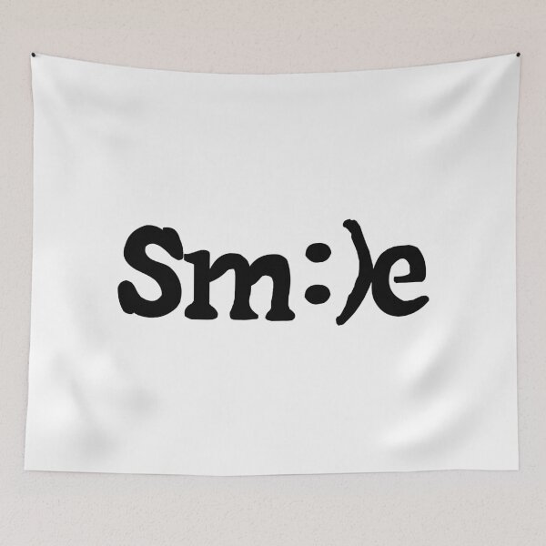Item preview, Smile - Sm:)e - Black/White designed and sold by BobbyG305.
