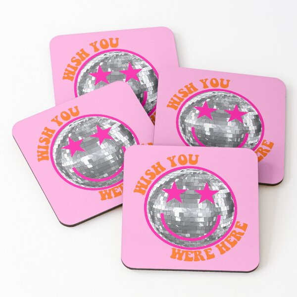 Item preview, Wish you were here disco ball smiley preppy designed and sold by SUUSCK ★.
