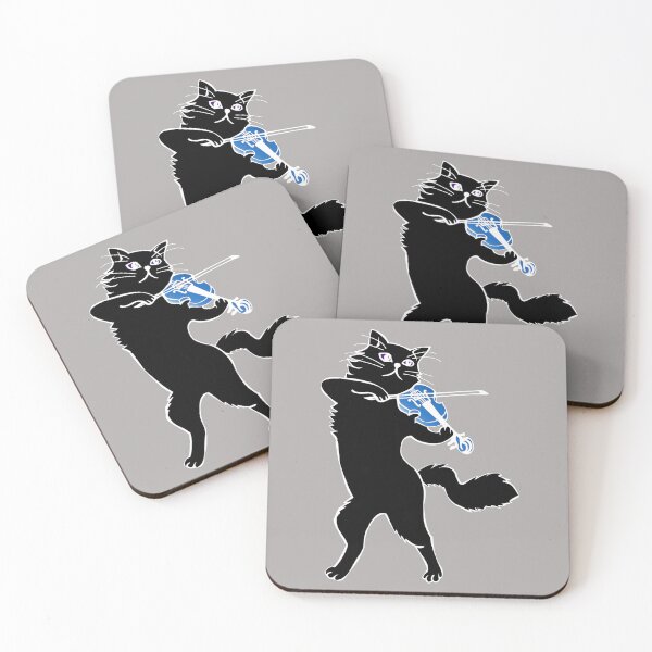 Item preview, Music Lover Cat Playing Violin designed and sold by SystemLion.