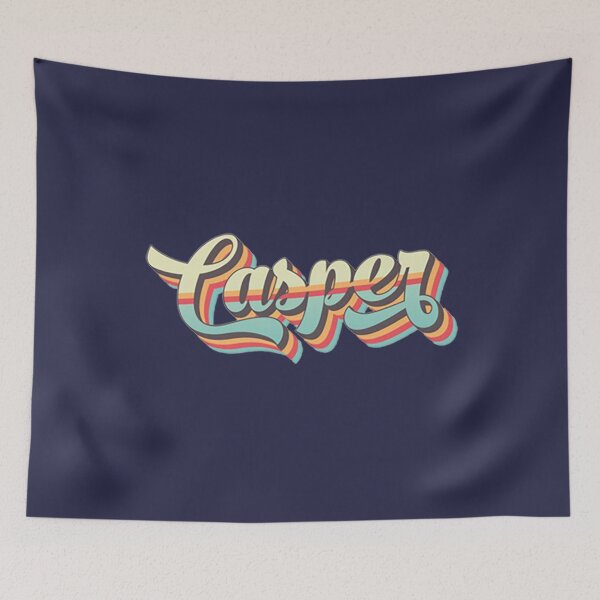 Item preview, Casper name - cool 70s retro font surf style designed and sold by JosephMorley.