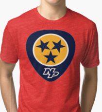Nashville Predators Guitar Pick with Tri-Star Tri-blend T-Shirt